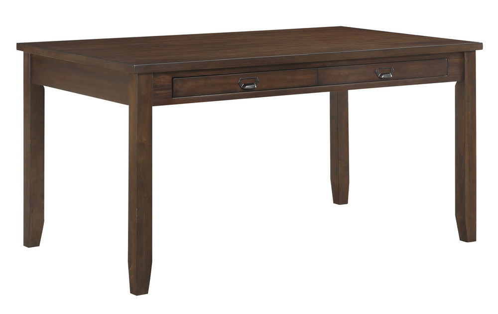 Binghampton Dark Cherry Wood Rectangular Dining Table