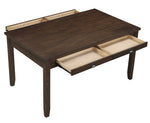 Binghampton Dark Cherry Wood Rectangular Dining Table