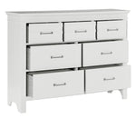 Blaire White Wood 7-Drawer Dresser