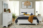Blaire White Wood Queen Bed