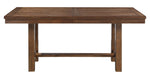 Bonner Brown Wood Rectangular Dining Table