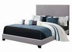 Boyd Grey Fabric Upholstered Queen Panel Bed