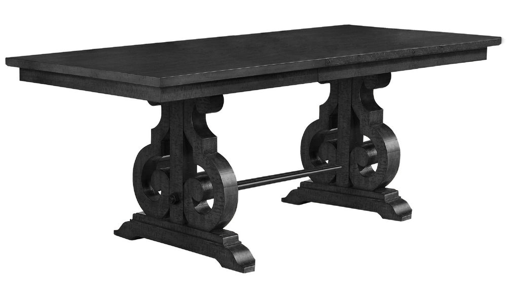Brava 9-Pc Grey Counter Height Table Set