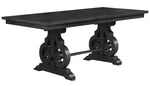 Brava Dark Grey Wood Counter Height Table