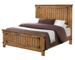 Brenner Rustic Honey Wood Full Panel Bed