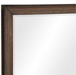 Brevard Light Brown Wood Dresser Mirror