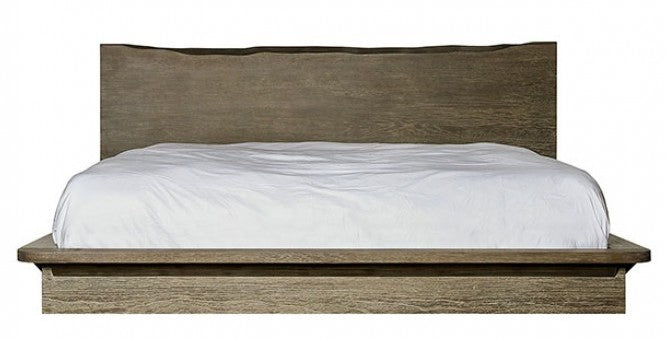 Bridgewater Light Walnut Wood Queen Bed