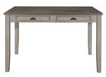 Brightleaf Brown/Light Gray Wood Counter Height Table