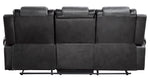 Briscoe 2-Tone Faux Leather Manual Recliner Sofa