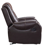 Briscoe Two-Tone Premium Faux Leather Manual Recliner