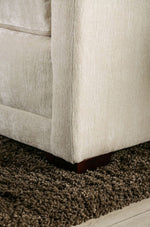 Burgess Beige Chenille 2-Seat Sofa