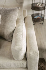 Burgess Beige Chenille Loveseat