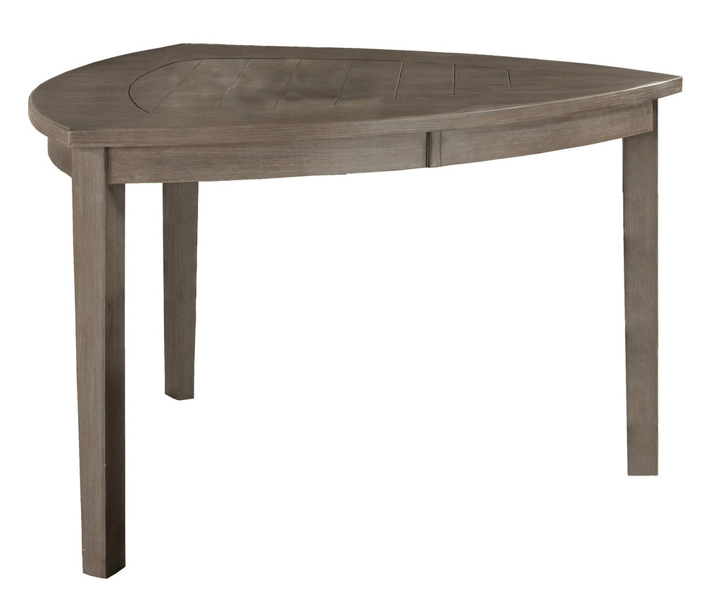 Bushra Rustic Wood Counter Height Table