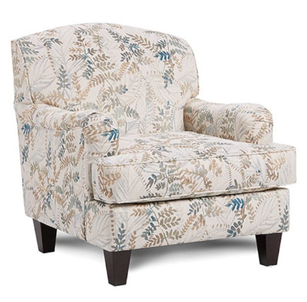 Cadigan Floral Multi Chenille Accent Chair