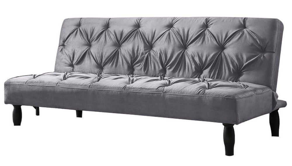 Campbell Grey Soft Fabric Sofa Bed
