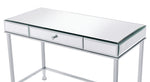 Canine Mirrored/Chrome Writing Desk with Drawer