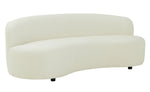 Cannellini Cream Velvet Sofa (Oversized)