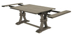 Carlie 7-Pc Gray/Beige Dining Table Set