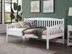 Caryn White Finish Wood Twin Daybed