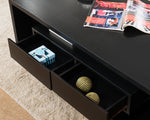 Chalice Black Wood 2-Drawer Coffee Table