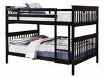 Chapman Black Wood Full/Full Bunk Bed