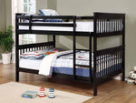 Chapman Black Wood Full/Full Bunk Bed