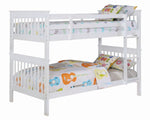 Chapman White Wood Twin/Twin Bunk Bed