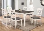 Charlee Ivory/Gray Wood Dining Table