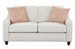 Christine 3-Pc Beige Woven Chenille Sofa Set