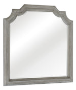 Colchester Driftwood Gray Wood Dresser Mirror