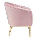 Colla Modern Pink Velvet Accent Chair