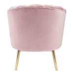 Colla Modern Pink Velvet Accent Chair