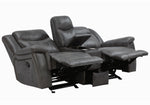 Conrad 2-Pc Breathable Leatherette Manual Recliner Sofa Set