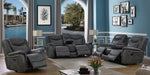 Conrad 3-Pc Breathable Leatherette Manual Recliner Sofa Set