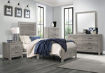 Corbin Gray Wood Twin Bed