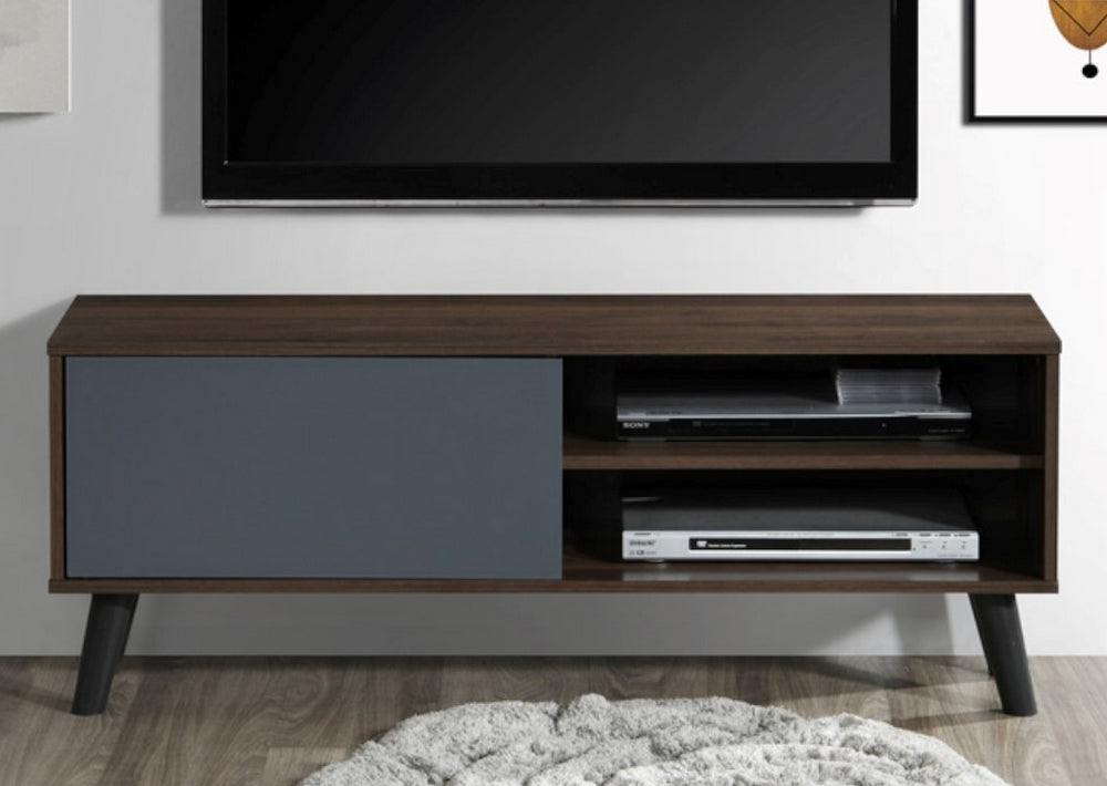 Cosima Dark Walnut/Gray Wood 47" TV Stand