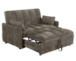 Cotswold Brown Chenille Sleeper Sofa Bed