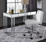 Critter Mirrored/Chrome Writing Desk with Drawer