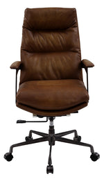 Crursa Sahara Leather/Metal Office Chair