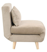 Dane Sand Fabric Convertible Chair