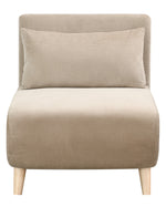 Dane Sand Fabric Convertible Chair