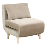 Dane Sand Fabric Convertible Chair