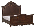 Deryn Park 5-Pc Cherry Wood King Sleigh Bedroom Set