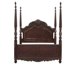 Deryn Park Cherry Wood King Poster Bed