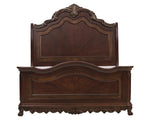 Deryn Park Cherry Wood King Sleigh Bed