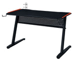 Dragi Black & Red Wood/Metal Gaming Table with LED & USB