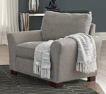 Drayton 3-Pc Warm Grey Woven Fabric Sofa Set