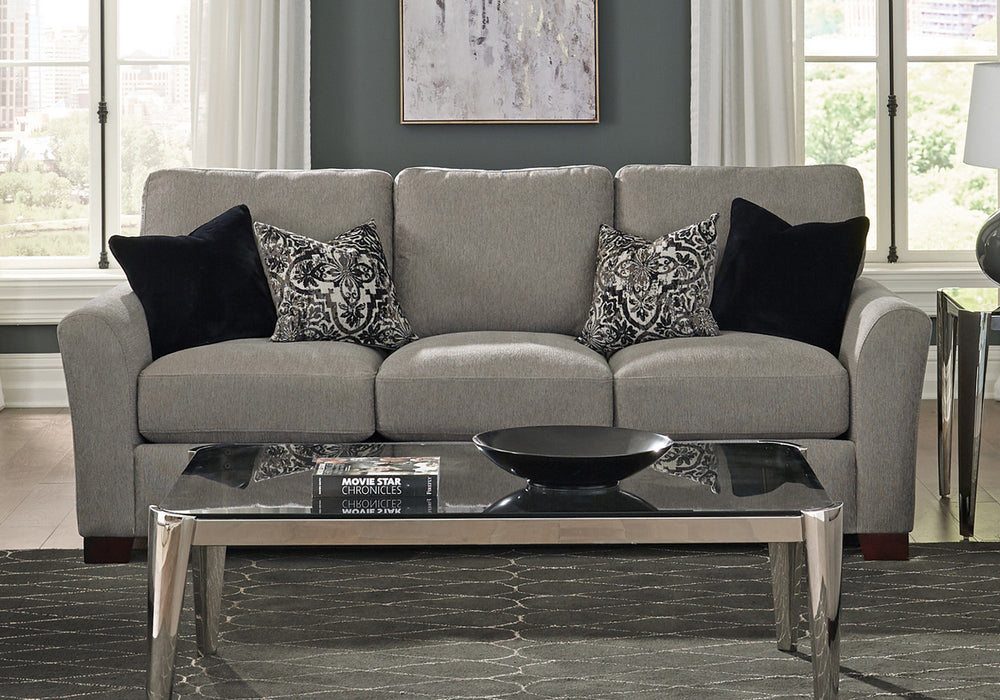 Drayton Warm Grey Woven Fabric Sofa