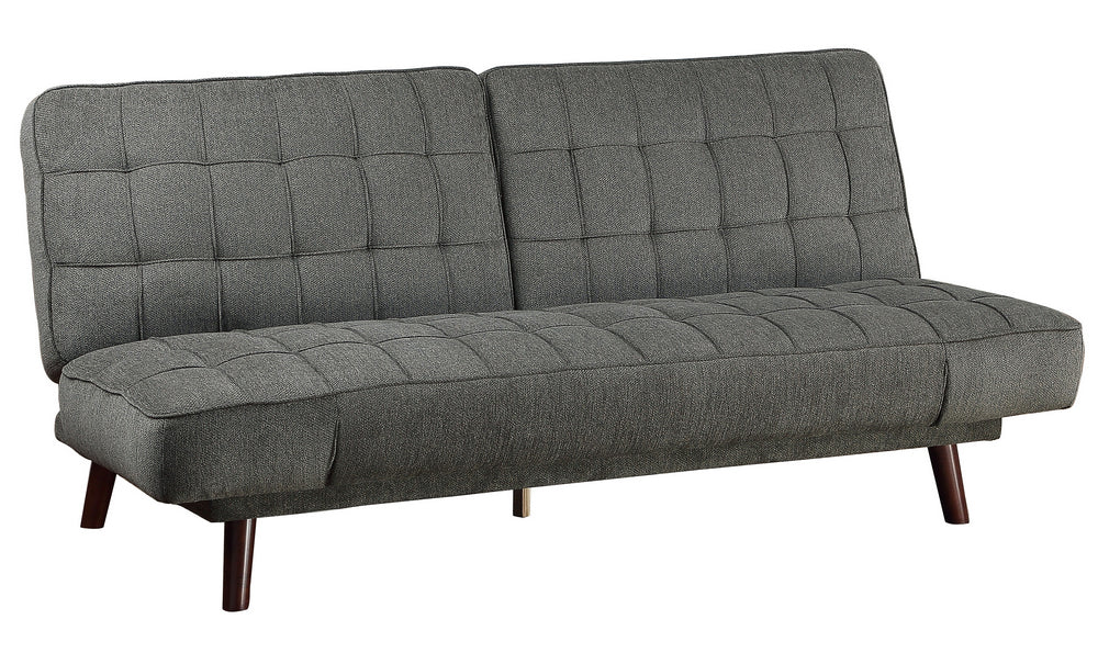 Driggs Dark Gray Chenille Fabric Tufted Sofa Bed