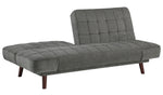 Driggs Dark Gray Chenille Fabric Tufted Sofa Bed